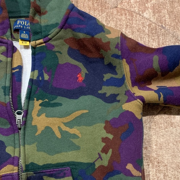 Polo by Ralph Lauren Kids Multicolor Camo Hoodie - Picture 2 of 6